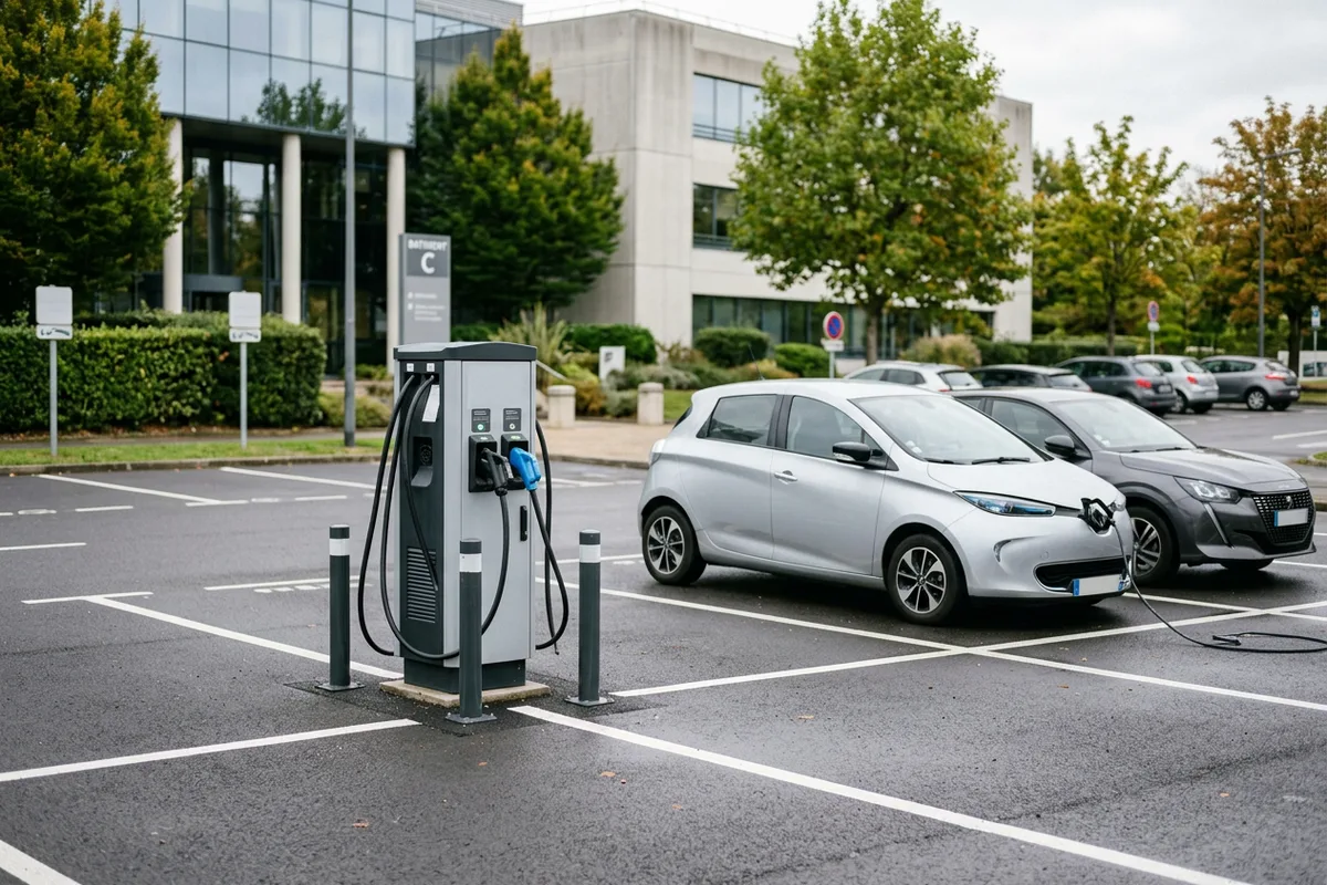 Infrastructure de recharge pour flotte de véhicules professionnels à Cessy