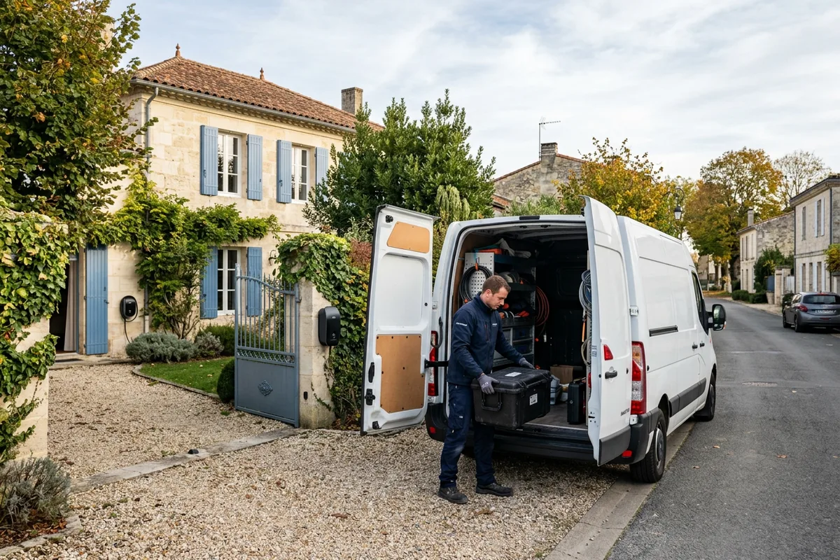 Intervention rapide pour l'installation d'une borne de recharge dans la Moselle